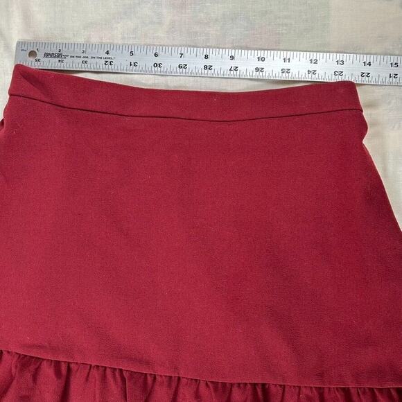 J.Crew Mercantile Womens Sz 6 lined flounced mini skirt Cottagecore Preppy - Picture 5 of 7